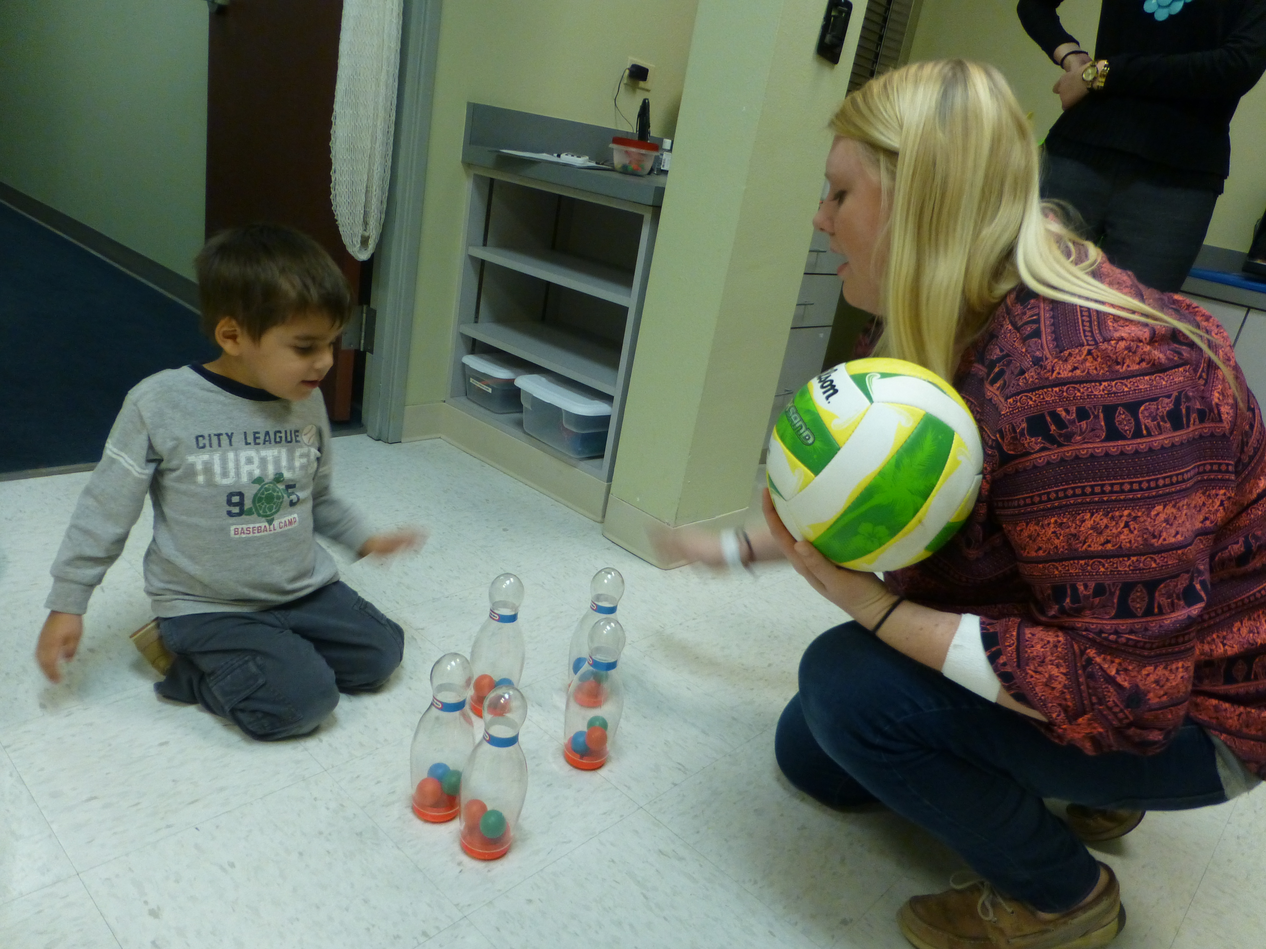 Child working on a game