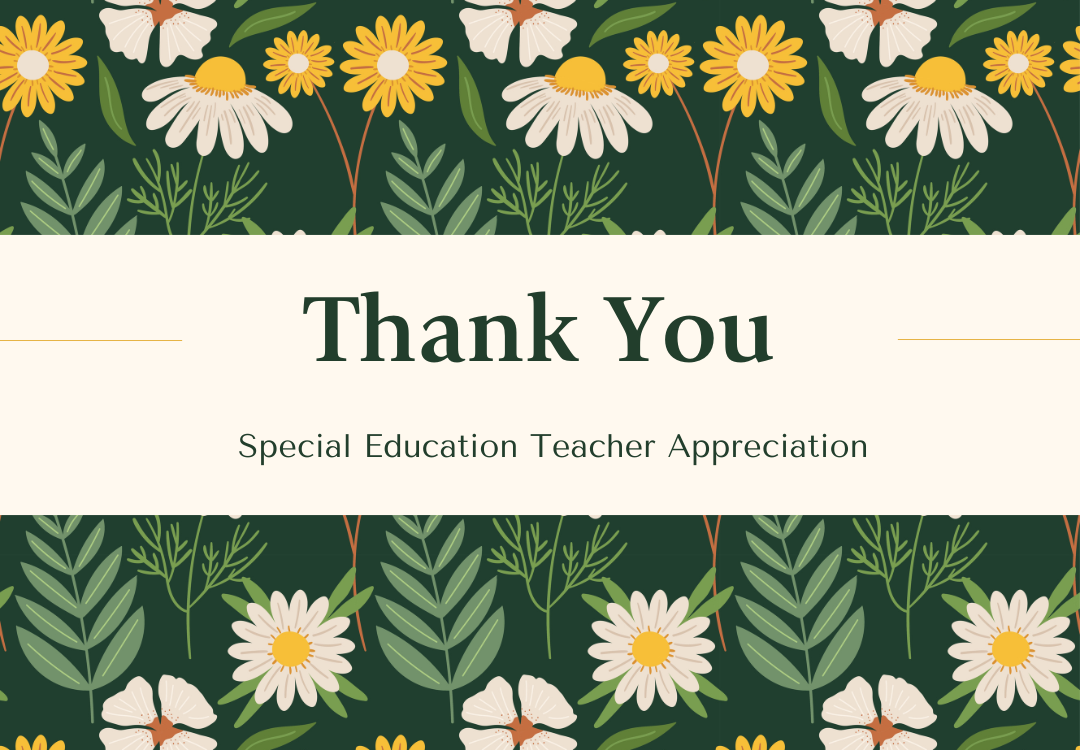 special education appreciation