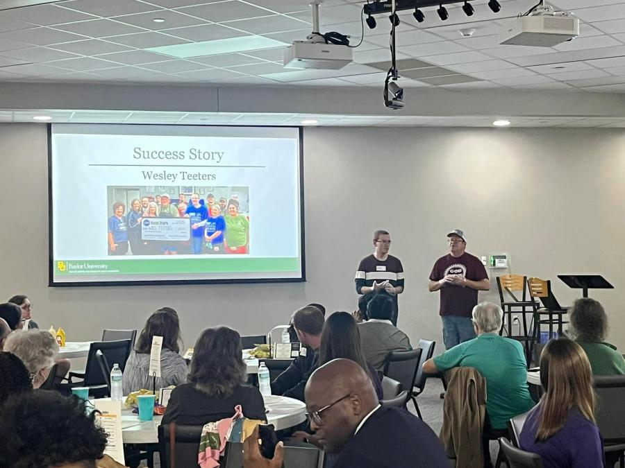 Photo of community conversation on employement.