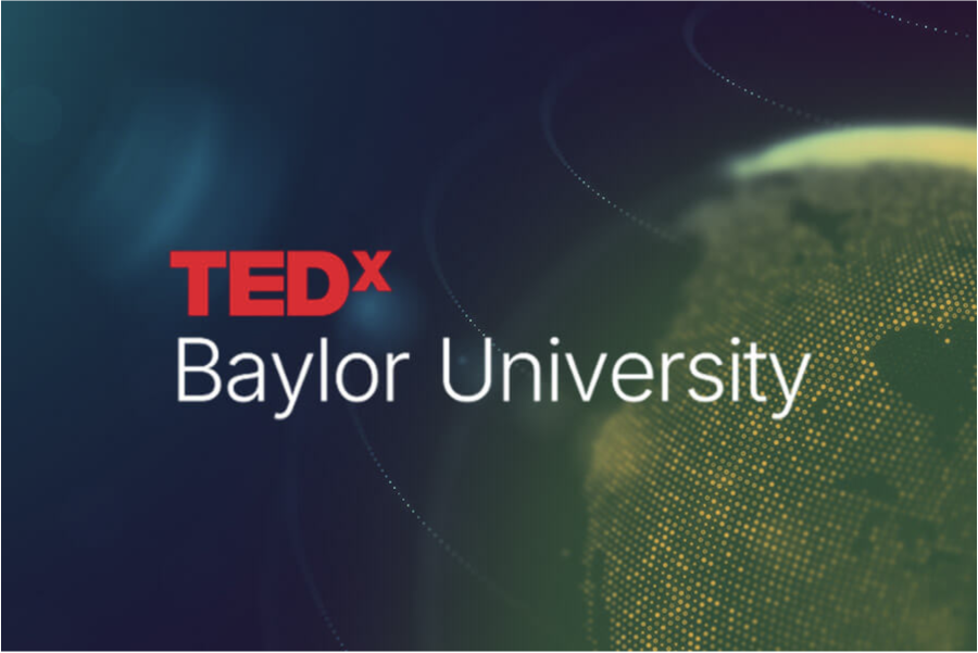 Graphic of TEDx Baylor logo